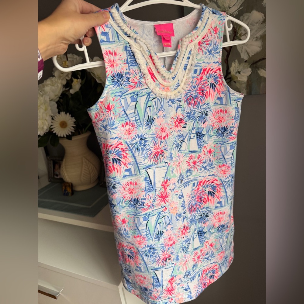 Lilly Pulitzer‎ Girls Dress 4th of July fourth independence day fireworks boats